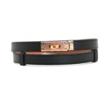Kelly 18 Belt Epsom Black RGHW