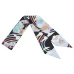 Carres Volants Twilly Noir/Ciel