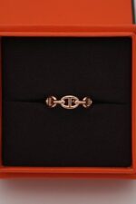 Chaine D'Ancre Enchainee Ring Rose Gold Small Model