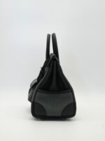 Birkin 25 Cargo Vert Mangrove / Noir Swift PHW Limited Edition - Image 3