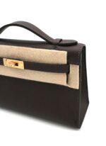 Kelly Pochette Swift Havane GHW - Image 4