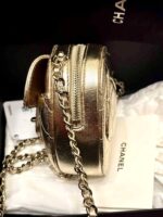 Heart Crossbody Bag Small Model Gold - Image 5