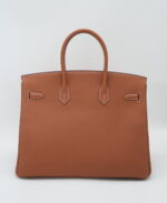 Birkin 35 Togo Gold GHW - Image 2