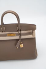 Birkin 35 Togo Etoupe GHW - Image 5