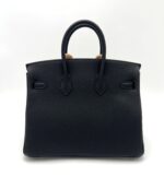 Birkin 25 Togo Black GHW - Image 2