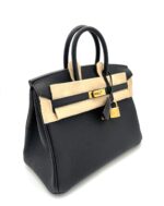 Birkin 25 Togo Black GHW - Image 3
