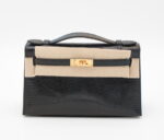 Kelly Pochette Shiny Nilo Lizard Black GHW - Image 2