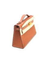 Kelly Pochette Swift Gold GHW - Image 5