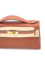 Kelly Pochette Swift Gold GHW - Image 6
