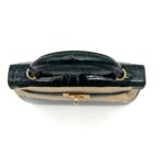 Kelly 25 Sellier Shiny Alligator Vert Cypress GHW - Image 5