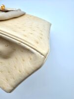 Birkin 25 Retourne Ostrich Nata Boreal GHW - Image 4