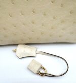 Birkin 25 Retourne Ostrich Nata Boreal GHW - Image 9