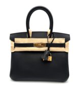 Birkin 30 Epsom Retourne Black GHW