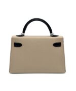 Kelly 20 Chevre Mysore Sellier Gris Tourterelle / Black Special Order PHW - Image 2
