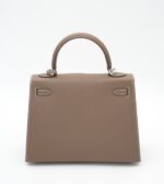 Kelly 25 Epsom Sellier Etoupe PHW - Image 2