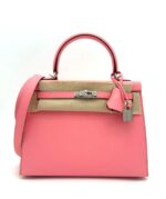 Kelly 25 Epsom Sellier Rose Confetti PHW