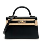 Kelly 20 Epsom Sellier Black Electrum