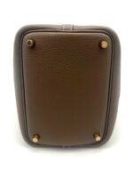 Picotin Lock 18 Taurillon Clemence Etoupe GHW - Image 2