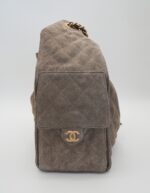 Medium 25 Handbag Suede Dark Grey - Image 3