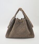Small 25 Handbag Suede Dark Grey - Image 2