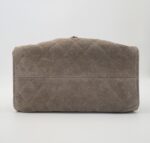 Small 25 Handbag Suede Dark Grey - Image 6