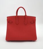 Birkin 25 Togo Rouge De Coeur PHW - Image 2