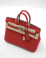 Birkin 25 Togo Rouge De Coeur PHW - Image 3