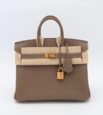 Birkin 25 Togo Etoupe GHW