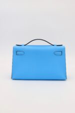 Kelly Pochette Swift Bleu Celeste PHW - Image 2