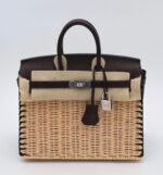 Picnic Birkin 25 Swift Rouge Sellier & Osier Wicker Limited Edition PHW