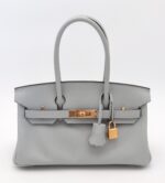 Shoulder Birkin Light 29 Evercolor Bleu Glacier GHW