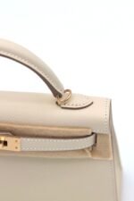 Kelly 20 Epsom Sellier Craie GHW - Image 7