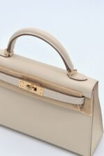 Kelly 20 Epsom Sellier Craie GHW - Image 5