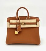 Birkin 25 Togo Gold GHW