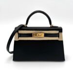 Kelly 20 Epsom Sellier Shiny Alligator Touch Black GHW