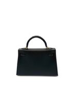 Kelly 20 Epsom Sellier Shiny Alligator Touch Black GHW - Image 4