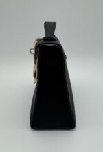 Kelly Pochette Swift Black PHW - Image 4