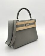 Kelly 25 Retourne Togo Bleu Glacier PHW - Image 6