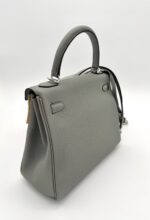 Kelly 25 Retourne Togo Bleu Glacier PHW - Image 5