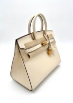 Birkin 25 Epsom Sellier Nata GHW - Image 5