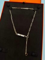 Kelly Chaine Lariat Necklace Yellow Gold Small Model Size ST - Image 2