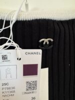 25C CC Logo Black White Trim Tank Top Size 36 - Image 2