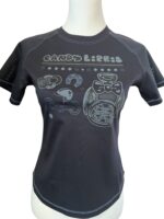 Candy Libris T-Shirt Bleu Noir Size 34 Limited Edition