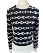 Chaine d'Ancre Long Sleeve Sweater Bleu Noir