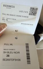 Chaine d'Ancre Long Sleeve Sweater Bleu Noir - Image 3