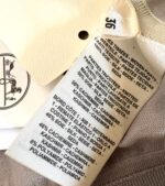 Short Sleeve Twillaine Sweater Greige Size 36 - Image 4