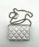 Quilted Metallic Goatskin Belt Bag SHW - Image 2