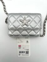 Quilted Metallic Goatskin Belt Bag SHW - Image 3