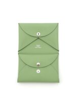 Calvi Duo Card Holder Epsom Vert Criquet - Image 2