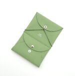 Calvi Duo Card Holder Epsom Vert Criquet - Image 3